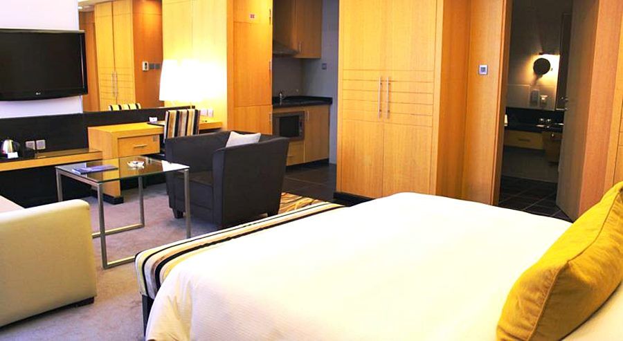 Hala Arjaan By Rotana, Deluxe Hotel Apartments Abu Dhabi Eksteriør bilde