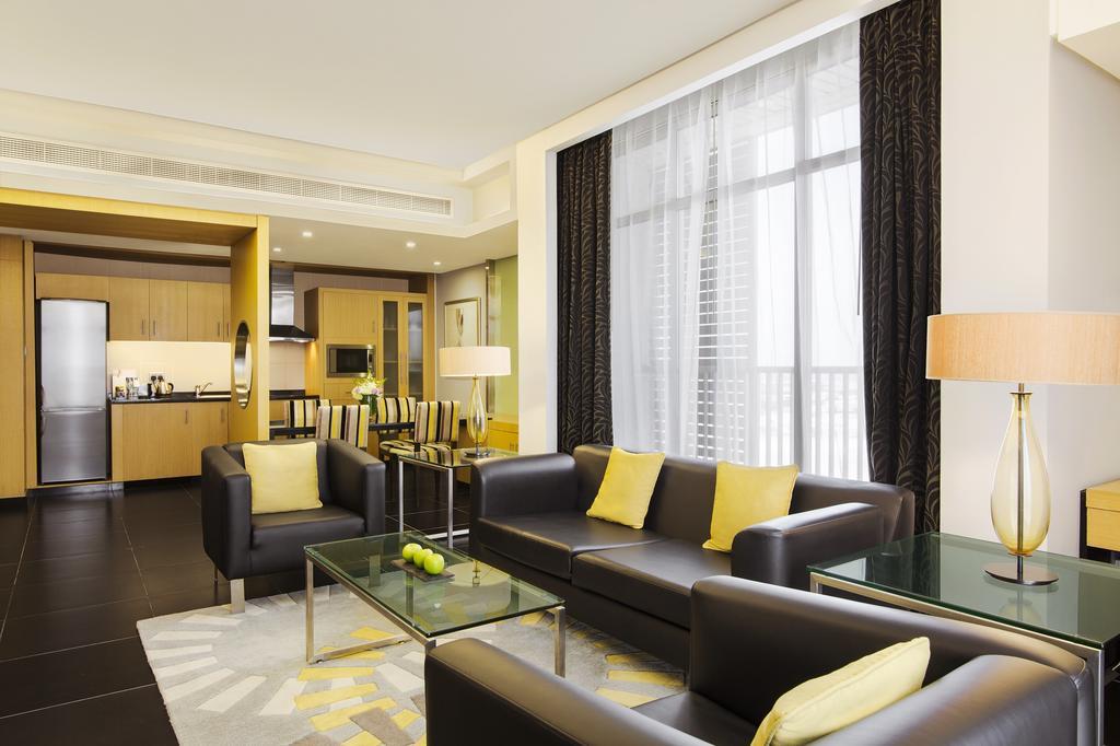 Hala Arjaan By Rotana, Deluxe Hotel Apartments Abu Dhabi Eksteriør bilde