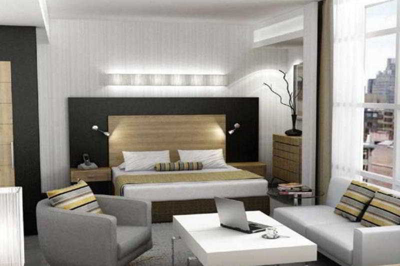Hala Arjaan By Rotana, Deluxe Hotel Apartments Abu Dhabi Rom bilde